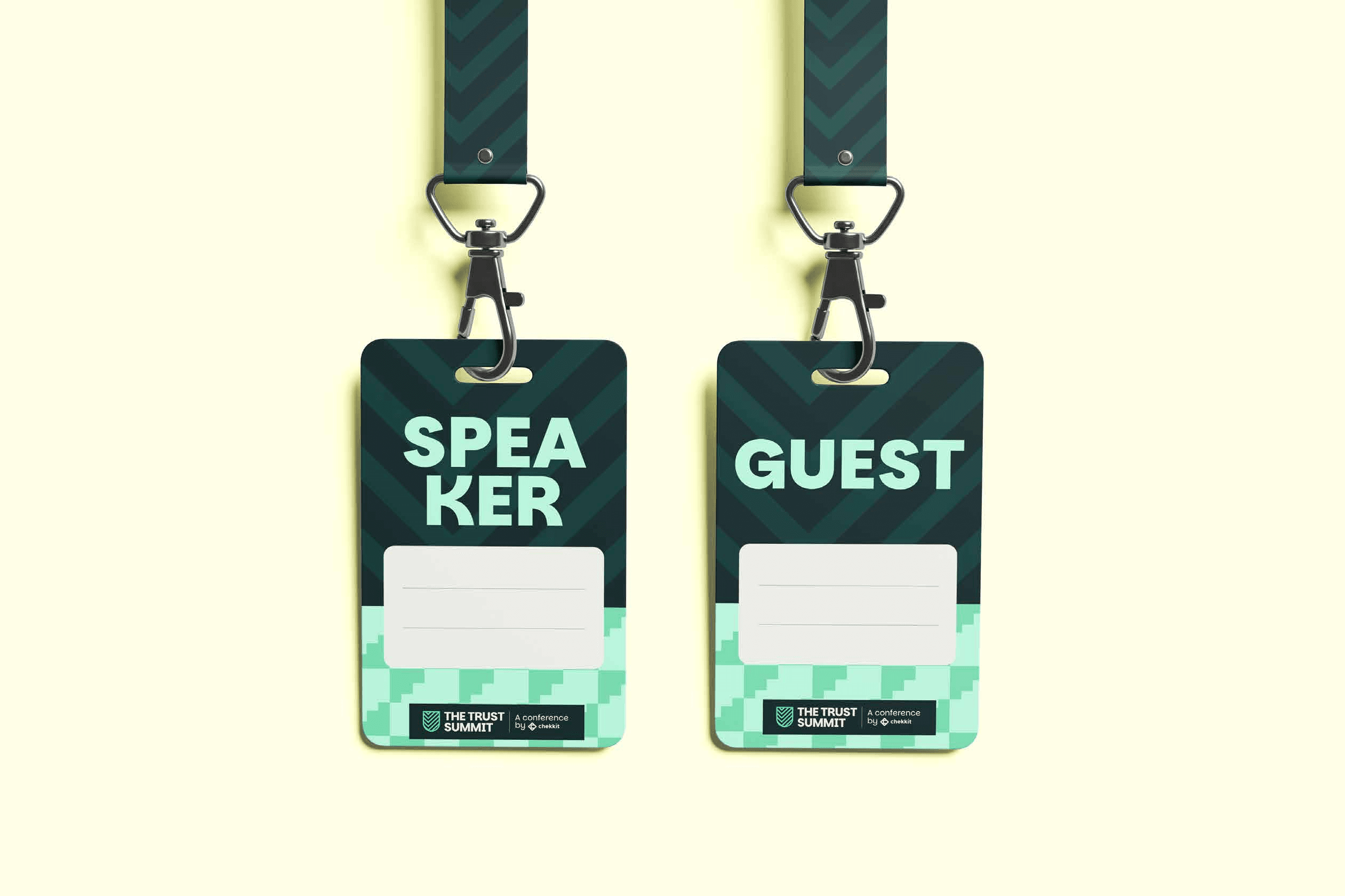 The Trust Summit branded wristbands