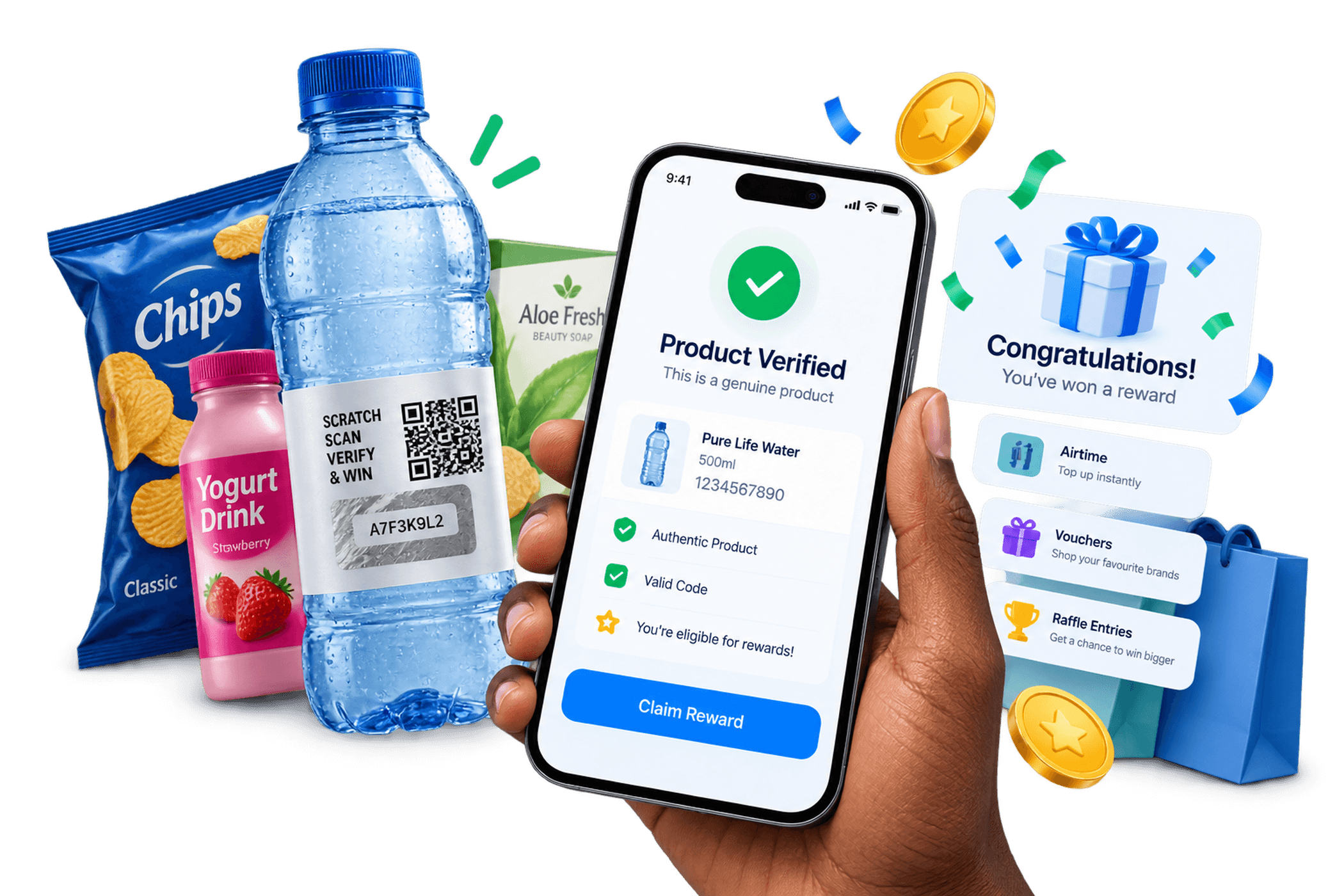 Chekkit MAS scratch label verification