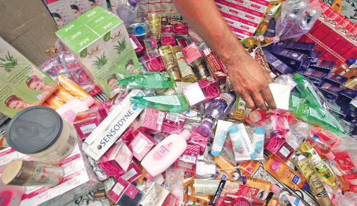 most cosmetic products are most commonly counterfeited