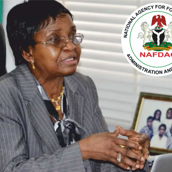 prof mojisola adeyeye, NAFDAC Director General speaks on banning alcohol in sachet